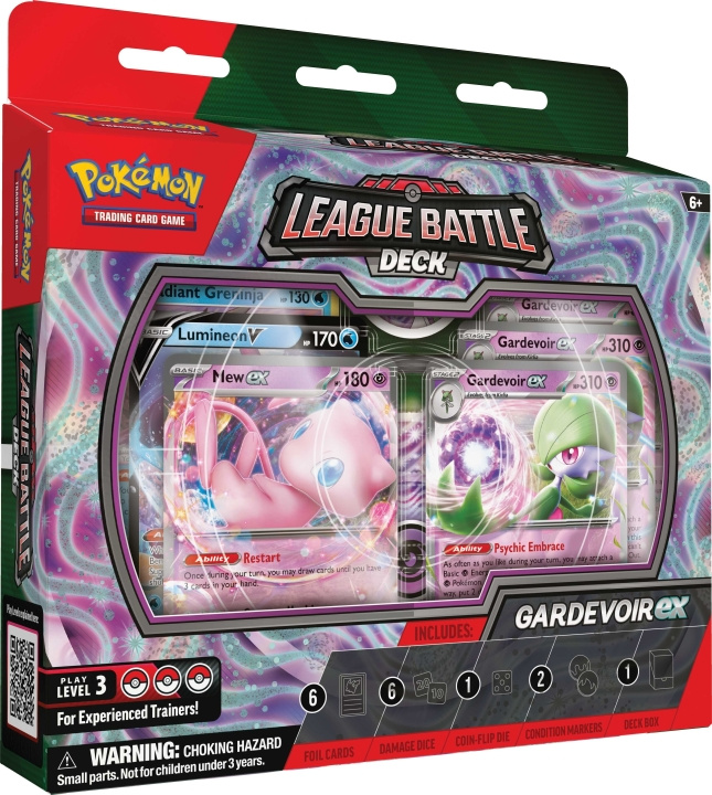 POKEMON Gardevoir ex League Battle Deck-sett med samlekort i gruppen LEKER, BARN OG BABY / Leker / Leksaker hos TP E-commerce Nordic AB (C75437)