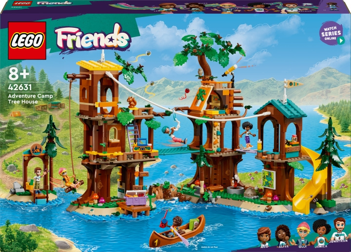 LEGO Friends 42631 - Eventyrlig leirtrehytte i gruppen LEKER, BARN OG BABY / Leker / Byggeleker / Lego hos TP E-commerce Nordic AB (C75444)