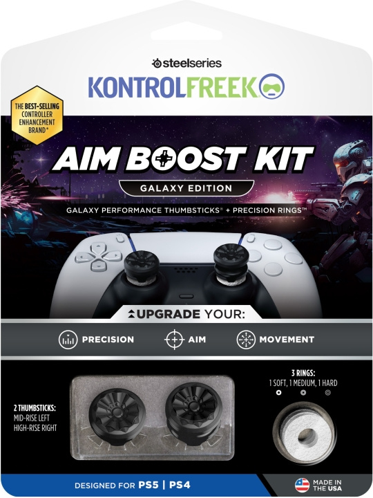 KontrolFreek Aim Boost-sett - Galaxy Edition (PS4 / PS5) i gruppen Elektronikk / TV-spill & tilbehør / Sony PlayStation 5 hos TP E-commerce Nordic AB (C75452)