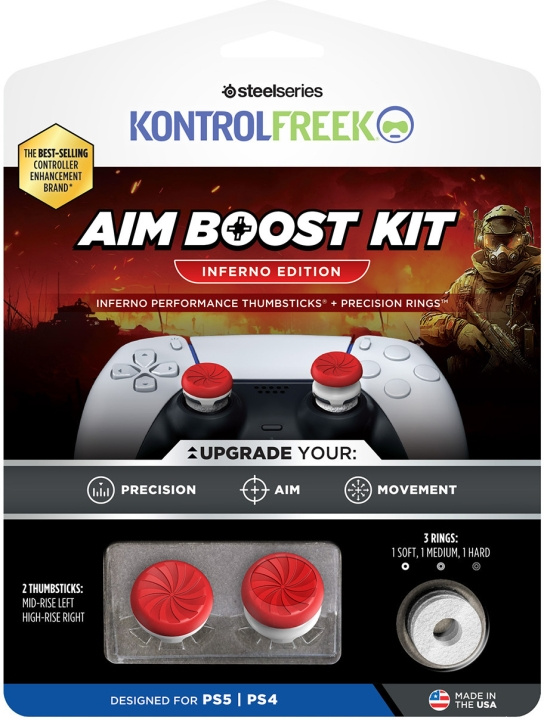 KontrolFreek Aim Boost-sett - Inferno Edition (PS5) i gruppen Elektronikk / TV-spill & tilbehør / Sony PlayStation 5 hos TP E-commerce Nordic AB (C75454)