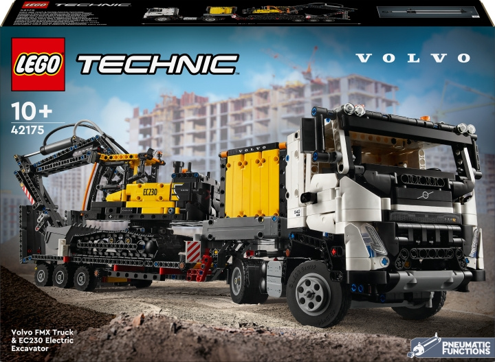 LEGO Technic 42175 - Volvo FMX lastebil og EC230 elektrisk gravemaskin i gruppen LEKER, BARN OG BABY / Leker / Byggeleker / Lego hos TP E-commerce Nordic AB (C75481)