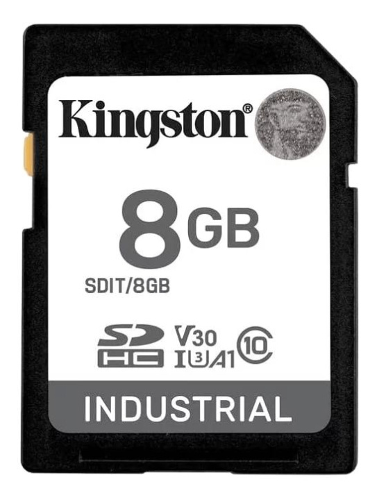 Kingston 8G SDHC Industrial pSLC Class 10, UHS-I, U3, V30, A1 SD-Card i gruppen Elektronikk / Lagringsmedia / Minnekort / SD/SDHC/SDXC hos TP E-commerce Nordic AB (C75500)