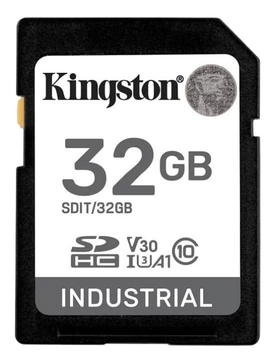 Kingston 32G SDHC Industrial pSLC Class10, UHS-I,U3,V30, A1 SD-kort i gruppen Elektronikk / Lagringsmedia / Minnekort / SD/SDHC/SDXC hos TP E-commerce Nordic AB (C75502)