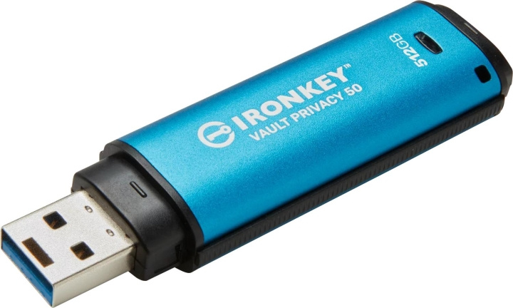 Kingston 512GB IronKey Vault Privacy 50 AES-256 Encrypted, FIPS 197 i gruppen Elektronikk / Lagringsmedia / USB-Pinner hos TP E-commerce Nordic AB (C75511)