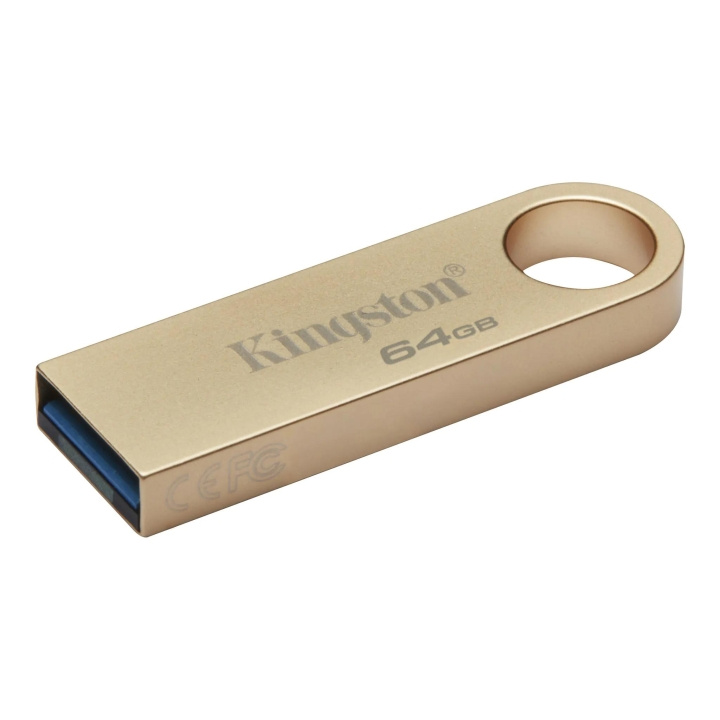 Kingston 64GB 220MB/s Metal USB 3.2 Gen 1 DataTraveler SE9 G3 i gruppen Elektronikk / Lagringsmedia / USB-Pinner / USB 3.2 hos TP E-commerce Nordic AB (C75514)