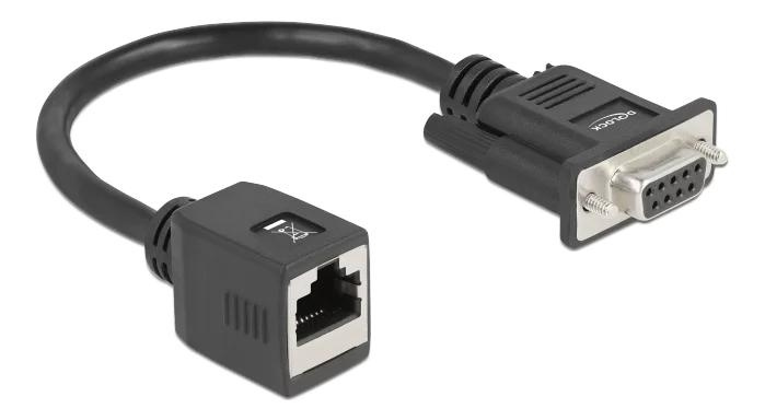 DeLOCK Serial RS-232/422/485 Adapter DB9 female to RJ45 jack i gruppen Datautstyr / Kabler og adaptere / Andre hos TP E-commerce Nordic AB (C75625)