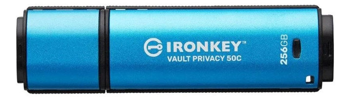 Kingston 256GB USB-C IronKey Vault Privacy 50C AES-256 Encrypted i gruppen Elektronikk / Lagringsmedia / USB-Pinner / Type C hos TP E-commerce Nordic AB (C75663)