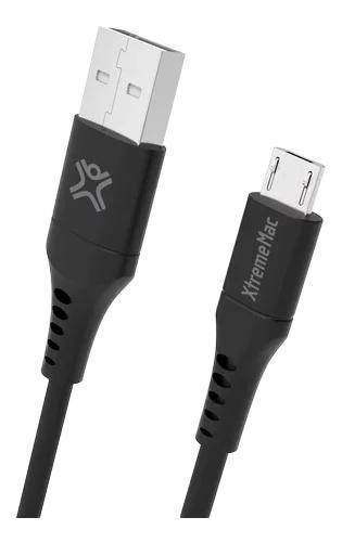 XtremeMac Flexicable micro-usb, 1,5m, black i gruppen SMARTTELEFON & NETTBRETT / Ladere og Kabler / Kabler / Kabler microUSB hos TP E-commerce Nordic AB (C75673)