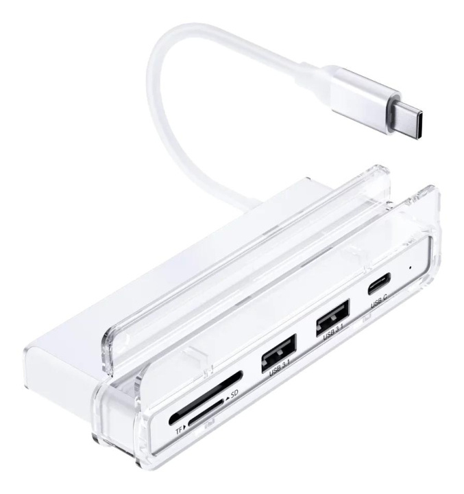 XtremeMac Hub usb-c for new imac m1, 6 ports (hdmi, sd/msd cards, 2 * i gruppen Datautstyr / Datamaskin Tilbehør / USB-Hubs hos TP E-commerce Nordic AB (C75680)