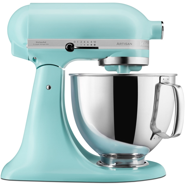 KitchenAid Köksmaskin 4.8L STAND MIXER 5KSM125EMI Mineral Water i gruppen HJEM, HUS OG HAGE / Husholdningsapparater / Matprosessorer og kjøkkenassistenter / Kjøkkenassistenter og tilbehør hos TP E-commerce Nordic AB (C75707)