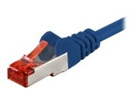 Goobay CAT 6 S/FTP CU 3m Blå i gruppen Datautstyr / Kabler og adaptere / Nettverk / Cat6 hos TP E-commerce Nordic AB (C75750)