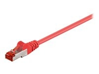 Goobay CAT 6 S/FTP CU 20m Röd i gruppen Datautstyr / Kabler og adaptere / Nettverk / Cat6 hos TP E-commerce Nordic AB (C75753)