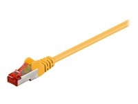 Goobay CAT 6 S/FTP CU 10m Yellow i gruppen Datautstyr / Kabler og adaptere / Nettverk hos TP E-commerce Nordic AB (C75754)