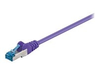 Goobay CAT 6a SFTP, PiMF 25cm nätverkskabel Lila i gruppen Datautstyr / Kabler og adaptere / Nettverk / Cat6 hos TP E-commerce Nordic AB (C75756)