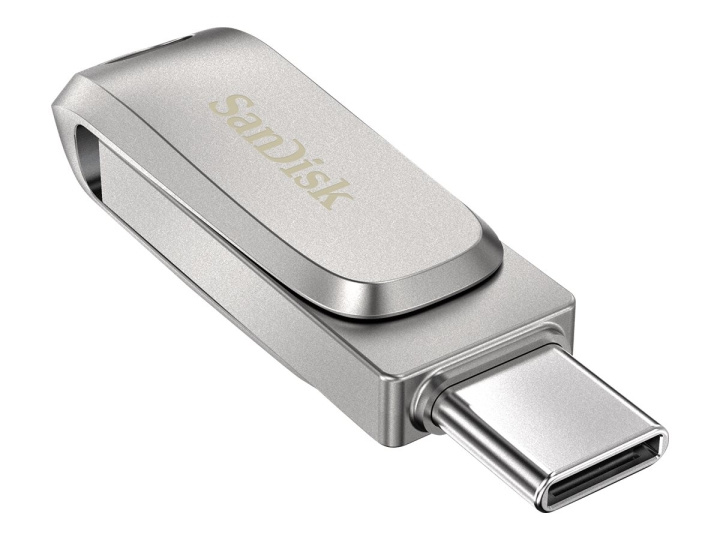 SanDisk Ultra Dual Drive Luxe 1TB USB 3.1 Gen 1 / USB-C Silver i gruppen Elektronikk / Lagringsmedia / USB-Pinner / USB 3.1 hos TP E-commerce Nordic AB (C75778)