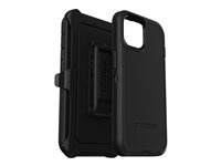 Otterbox Defender Series Skyddsfodral Svart Apple iPhone 13, 14, 15 i gruppen SMARTTELEFON & NETTBRETT / Mobilbeskyttelse / Apple / iPhone 13 hos TP E-commerce Nordic AB (C75797)