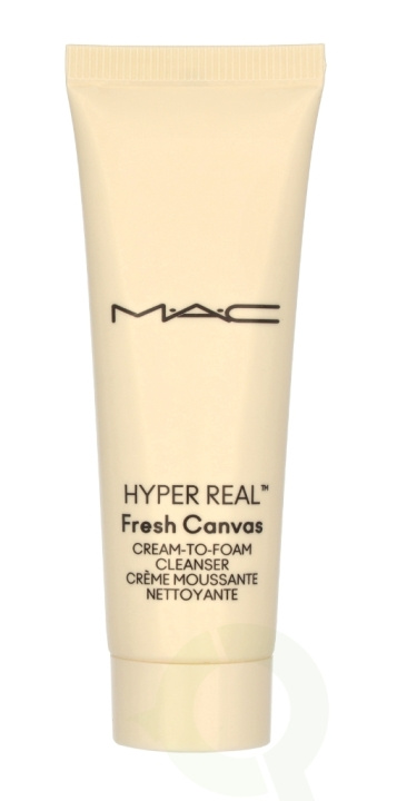 MAC Hyper Real Fresh Canvas Cream-To-Foam Cleanser 30 ml i gruppen HELSE OG SKJØNNHET / Hudpleie / Ansikt / Rengjøring hos TP E-commerce Nordic AB (C75919)