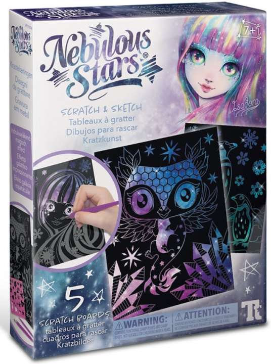 Nebulous Stars Scratch & Sketch-kartongsett i gruppen LEKER, BARN OG BABY / Leker / Håndtverk hos TP E-commerce Nordic AB (C76115)