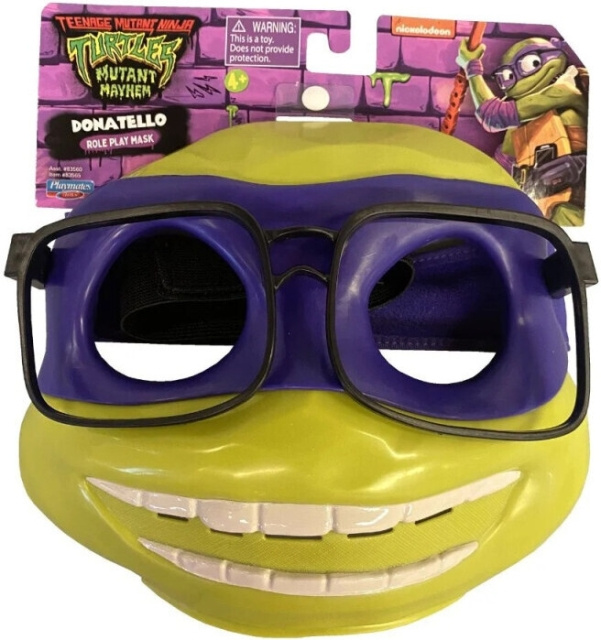 Teenage Mutant Ninja Turtles: Mutant Mayhem Donatello - naamio i gruppen LEKER, BARN OG BABY / Leker / Masker og kostymer hos TP E-commerce Nordic AB (C76153)