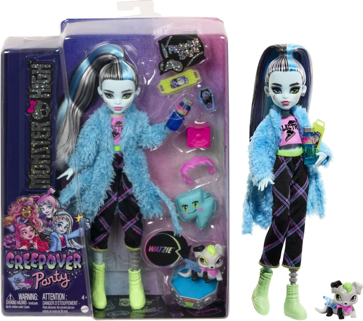 Monster High Creepover Party Frankie - mote dukke i gruppen LEKER, BARN OG BABY / Leker / Dukker & tilbehør hos TP E-commerce Nordic AB (C76159)