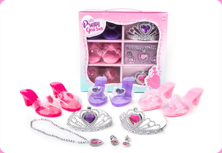 Techwo Pretty Girl Set - kostymsett i gruppen LEKER, BARN OG BABY / Leker / Masker og kostymer hos TP E-commerce Nordic AB (C76179)