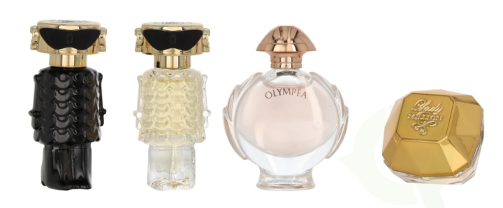 Paco Rabanne Feminine Set 19 ml Lady Million 5ml/Olympea 6ml/Fame Parfum 4ml/Fame Edp 4ml i gruppen HELSE OG SKJØNNHET / Gavesett / Gavesett for henne hos TP E-commerce Nordic AB (C76306)