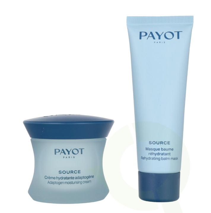 Payot Source Moisturising Ritual Set 100 ml Adaptogen Moisturing Cream 50ml/Baume Rehydratant 50ml i gruppen HELSE OG SKJØNNHET / Gavesett / Gavesett for ham hos TP E-commerce Nordic AB (C76307)