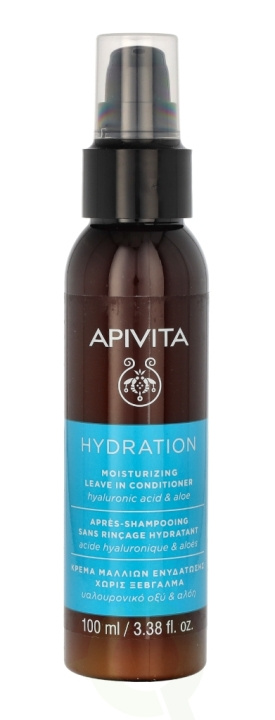 Apivita Hydration Moisturizing Leave In Conditoner 100 ml Hyaluronic Acid & Aloe i gruppen HELSE OG SKJØNNHET / Hår & styling / Hårpleie / Balsamspray/kur hos TP E-commerce Nordic AB (C76316)