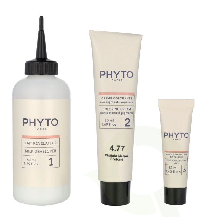 Phyto Phytocolor Permanent Color 112 ml #4.77 Deep Brown i gruppen HELSE OG SKJØNNHET / Hår & styling / Hårpleie / Hårfarge / Hårfarge & Fargebombe hos TP E-commerce Nordic AB (C76329)