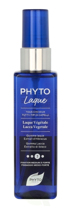 Phyto Phytolaque Blu Botanical Hair Spray 100 ml Medium Hold i gruppen HELSE OG SKJØNNHET / Hår & styling / Hårstyling / Hårspray hos TP E-commerce Nordic AB (C76332)