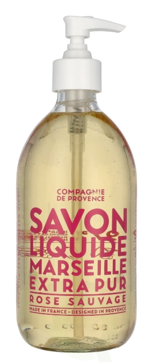 Compagnie De Provence Marseille Liquid Soap 495 ml Wild Rose i gruppen HELSE OG SKJØNNHET / Hudpleie / Kroppspleie / Bad- og dusjkrem hos TP E-commerce Nordic AB (C76350)