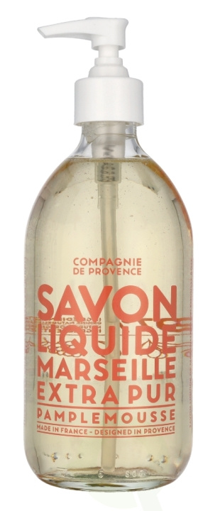 Compagnie De Provence Marseille Liquid Soap 495 ml Pink Grapefruit i gruppen HELSE OG SKJØNNHET / Hudpleie / Kroppspleie / Bad- og dusjkrem hos TP E-commerce Nordic AB (C76351)