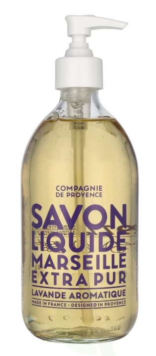 Compagnie De Provence Marseille Liquid Soap 495 ml Aromatic Lavender i gruppen HELSE OG SKJØNNHET / Hudpleie / Kroppspleie / Bad- og dusjkrem hos TP E-commerce Nordic AB (C76353)