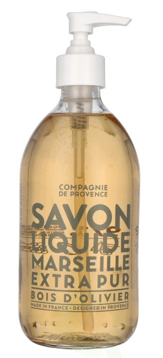 Compagnie De Provence Marseille Liquid Soap 495 ml Olive Wood i gruppen HELSE OG SKJØNNHET / Hudpleie / Kroppspleie / Bad- og dusjkrem hos TP E-commerce Nordic AB (C76356)