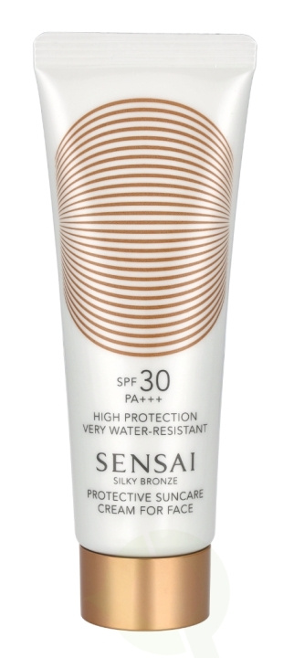 Sensai Silky Bronze Sun Care Cream For Face SPF30 50 ml i gruppen HELSE OG SKJØNNHET / Hudpleie / Soling / Solkrem hos TP E-commerce Nordic AB (C76385)