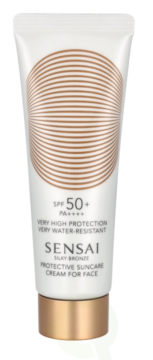 Sensai Silky Bronze Cellular Protective Face Cream SPF50+ 50 ml i gruppen HELSE OG SKJØNNHET / Hudpleie / Soling / Solkrem hos TP E-commerce Nordic AB (C76387)