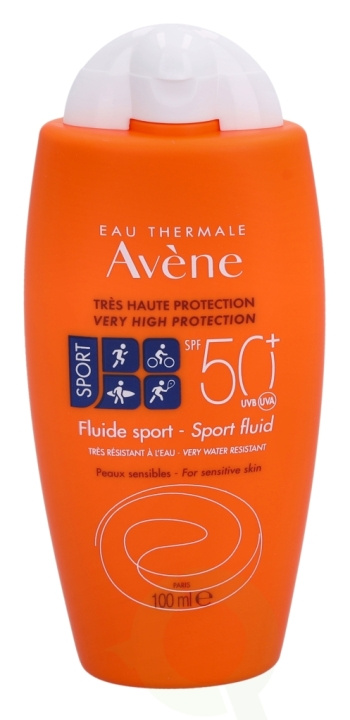 Avene Solaire Sport Fluid SPF50+ 100 ml i gruppen HELSE OG SKJØNNHET / Hudpleie / Soling / Solkrem hos TP E-commerce Nordic AB (C76399)