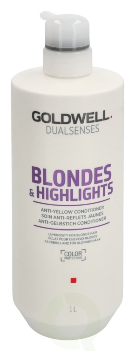 Goldwell Dualsenses Blonde&Highlight Anti-Yellow Conditioner 1000 ml Anti-Yellow i gruppen HELSE OG SKJØNNHET / Hår & styling / Hårpleie / Balsam hos TP E-commerce Nordic AB (C76423)