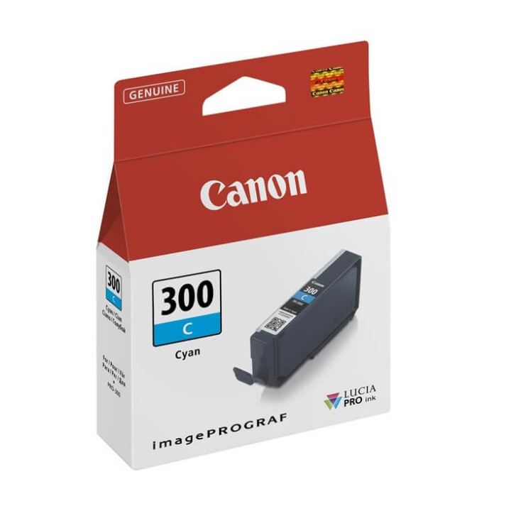 Canon Blekk 4194C001 PFI-300 Cyan i gruppen Datautstyr / Skrivere og tilbehør / Blekk og toner / Blekkpatroner / Canon hos TP E-commerce Nordic AB (C76468)