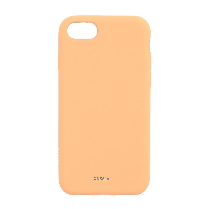 Onsala Backcover Sil Touch iPhone 6/7/8/SE Apricot i gruppen SMARTTELEFON & NETTBRETT / Mobilbeskyttelse / Apple / iPhone 6/6S hos TP E-commerce Nordic AB (C76513)