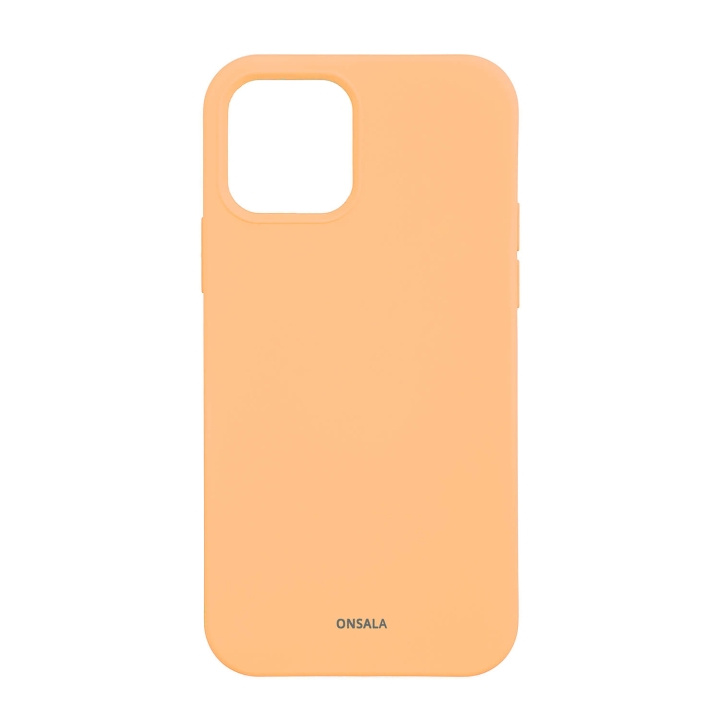 Onsala Backcover Sil Touch iPhone 13 /14 Apricot i gruppen SMARTTELEFON & NETTBRETT / Mobilbeskyttelse / Apple / iPhone 13 hos TP E-commerce Nordic AB (C76516)