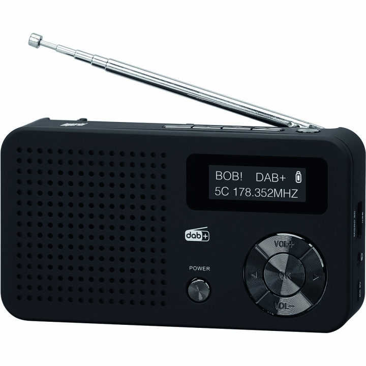 imperial DABMAN 13 Bærbar DAB+ / FM-radio svart i gruppen Elektronikk / Lyd & Bilde / Hjemmekino, HiFi og bærbar / Radio & Vekkerklokker / Radio hos TP E-commerce Nordic AB (C76559)