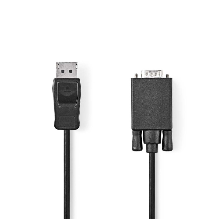 Nedis VGA-kabel | DisplayPort Han | VGA Han | Nikkel belagt | Maksimum oppløsning: 1080p | 1.00 m | Rund | PVC | Sort | Konvolutt i gruppen Datautstyr / Kabler og adaptere / VGA / Adaptere hos TP E-commerce Nordic AB (C76745)