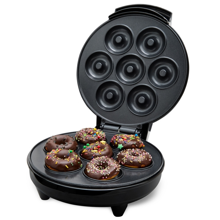 Champion Donut Maker Ceramic 7 Munkar 700W DM400 Svart i gruppen HJEM, HUS OG HAGE / Husholdningsapparater / Øvrige husholdningsapparater hos TP E-commerce Nordic AB (C76760)