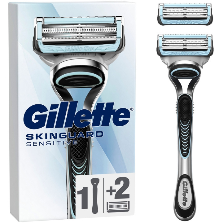 Gillette Rakblad Skinguard 2st rakblad i gruppen HELSE OG SKJØNNHET / Hår & styling / Barbering og trimming / Barberhøvler og tilbehør hos TP E-commerce Nordic AB (C76779)