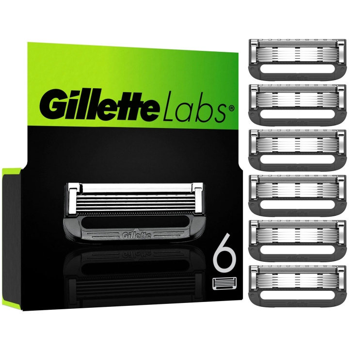 Gillette Rakblad Labs 6st i gruppen HELSE OG SKJØNNHET / Hår & styling / Barbering og trimming / Barberhøvler og tilbehør hos TP E-commerce Nordic AB (C76785)