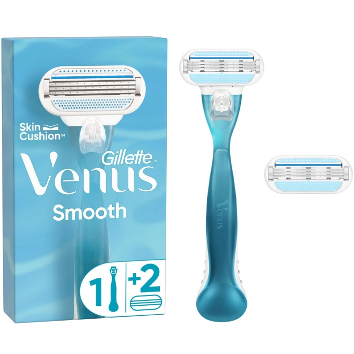 Gillette Rakhyvel Venus Smooth 2st rakblad i gruppen HELSE OG SKJØNNHET / Hår & styling / Barbering og trimming / Barberhøvler og tilbehør hos TP E-commerce Nordic AB (C76786)