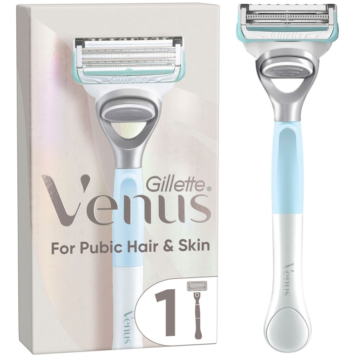 Gillette Rakhyvel Venus Pubic Hair & Skin Razor 1st rakblad i gruppen HELSE OG SKJØNNHET / Hår & styling / Barbering og trimming / Barberhøvler og tilbehør hos TP E-commerce Nordic AB (C76791)