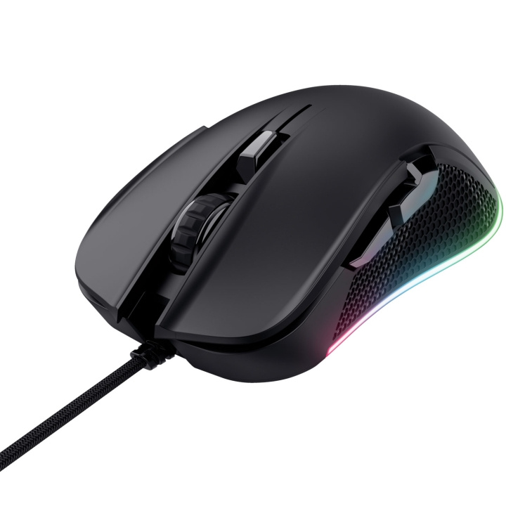 Trust GXT 922 Ybar Gaming Mouse Eco Svart i gruppen Datautstyr / GAMING / Mus hos TP E-commerce Nordic AB (C76798)