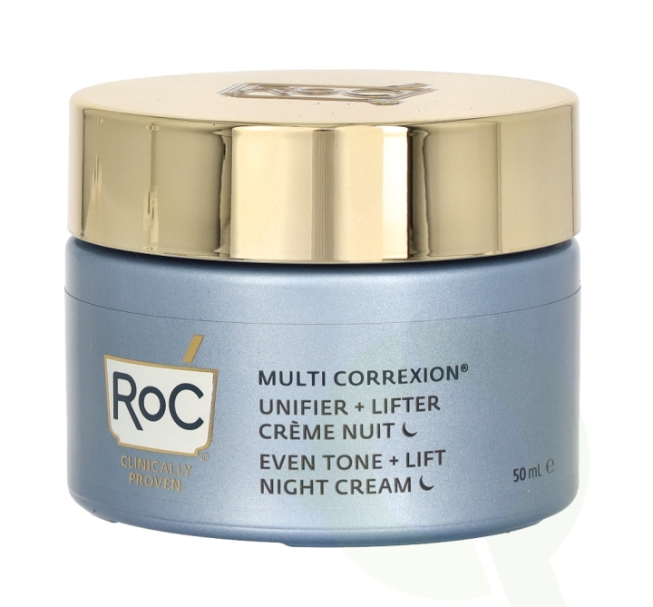 ROC Multi Correxion Even Tone & Lift Night Cream 50 ml i gruppen HELSE OG SKJØNNHET / Hudpleie / Ansikt / Ansiktskrem hos TP E-commerce Nordic AB (C76847)